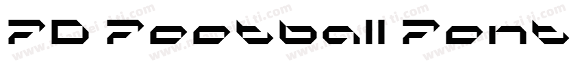 FD Football Font 12 Regular字体转换